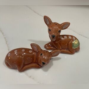 Rosemeade Fawn Deer Salt and Pepper Shakers